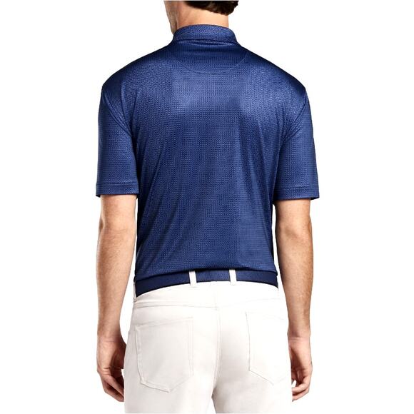 Peter Millar Navy Blue Moon Performance Jersey Polo Size XXL - Picture 2 of 7
